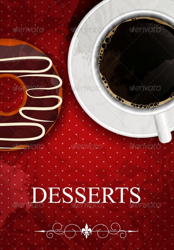 Vector dessert menu - Miscellaneous Vectors