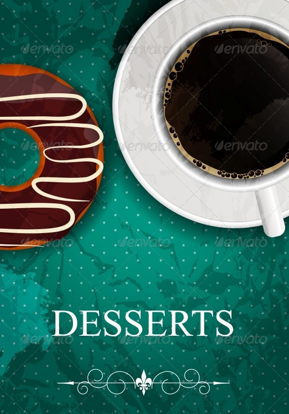 Vector dessert menu - Miscellaneous Vectors