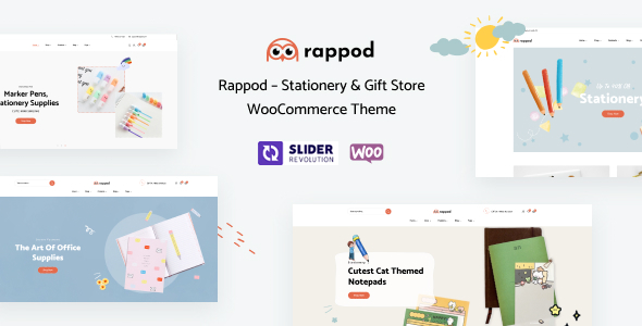 Rappod â€“ Stationery & Gift Store WooCommerce Theme