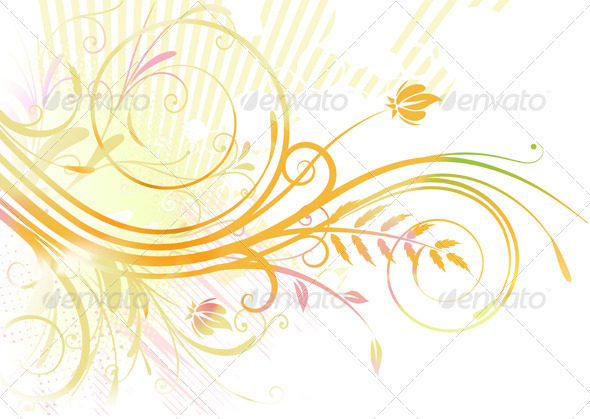 Floral Background - Backgrounds Decorative