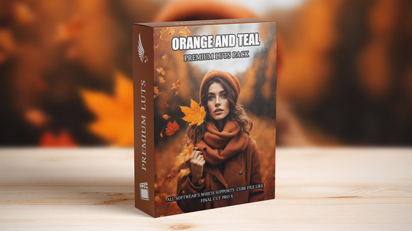 Autumn with Our Fall Orange and Teal Cinematic LUTs Pack