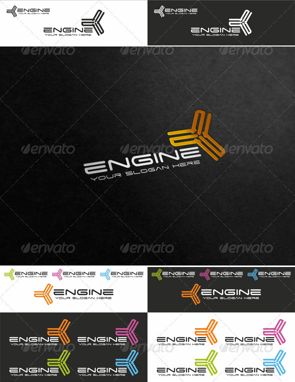 Engine Business Logo Template - Objects Logo Templates