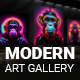 Modern Art Museum Gallery AI Traditional Art NFT Exhibition Modern Art Museum Gallery AI Traditional Art NFT Exhibition - VideoHive Item for Sale