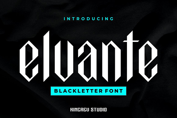 Elvante - Blackletter Font