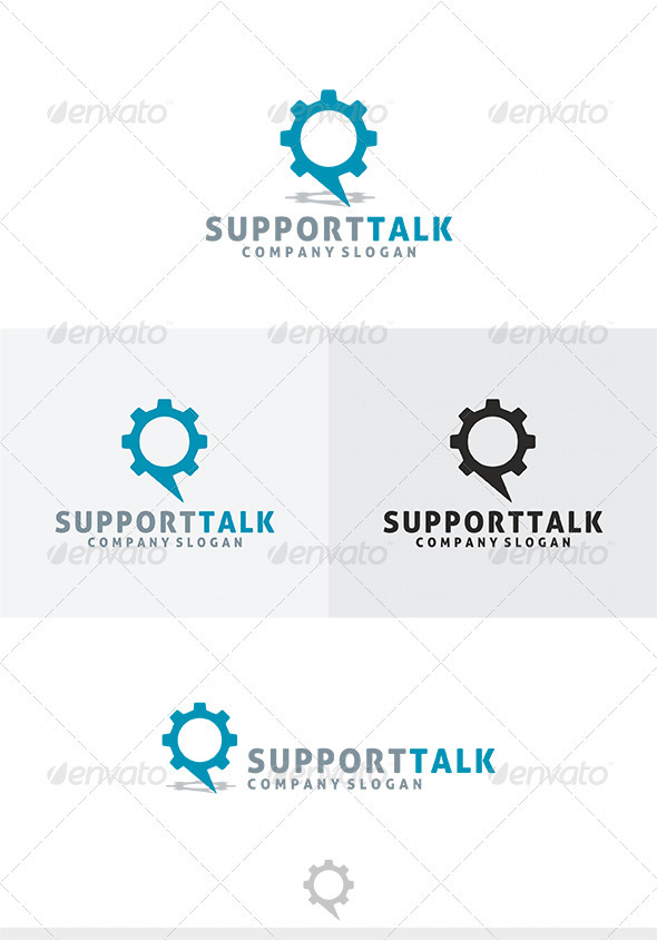 Support Talk Logo - Symbols Logo Templates