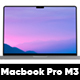 Macbook Pro M3 3D Model for Element 3D & Cinema 4D