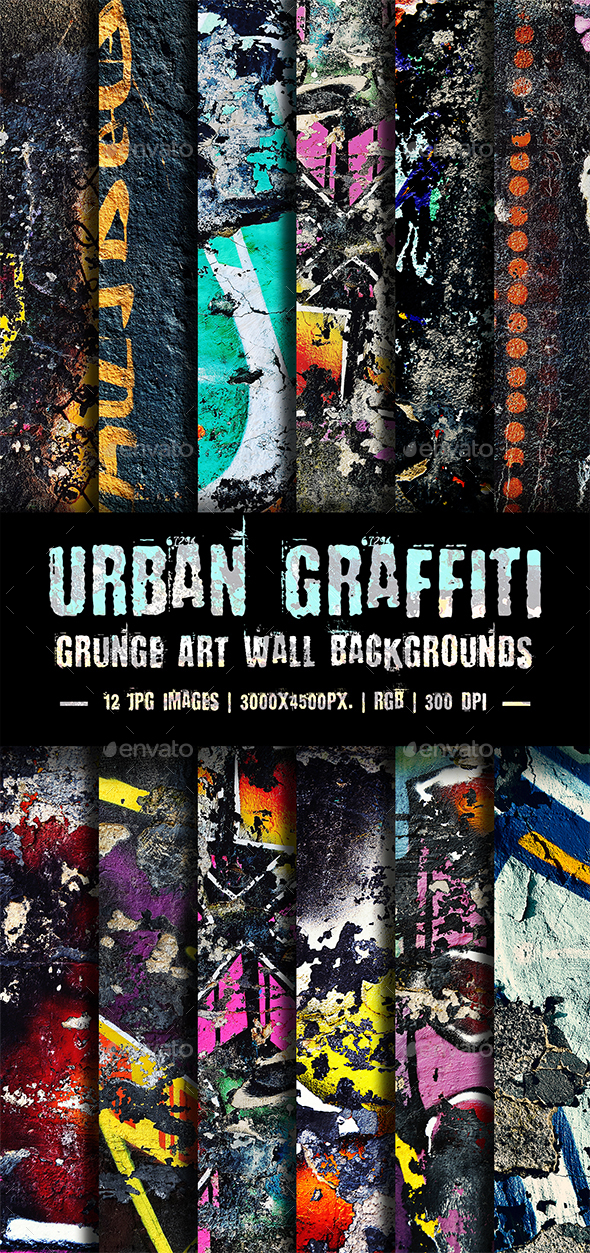 Urban Graffiti Grunge Art Wall Backgrounds