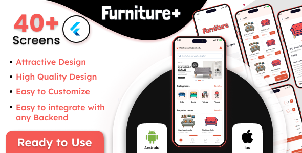 Furniture App Flutter UI Kit
