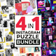 4 in 1 - Instagram Puzzle Bundle Vol.3