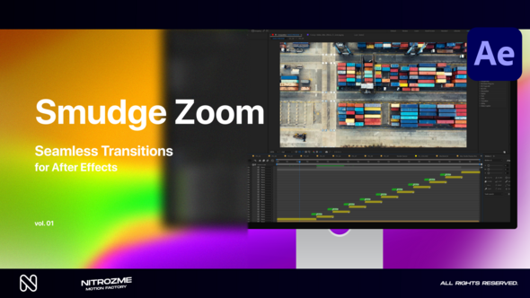Smudge Zoom Transitions Vol. 01