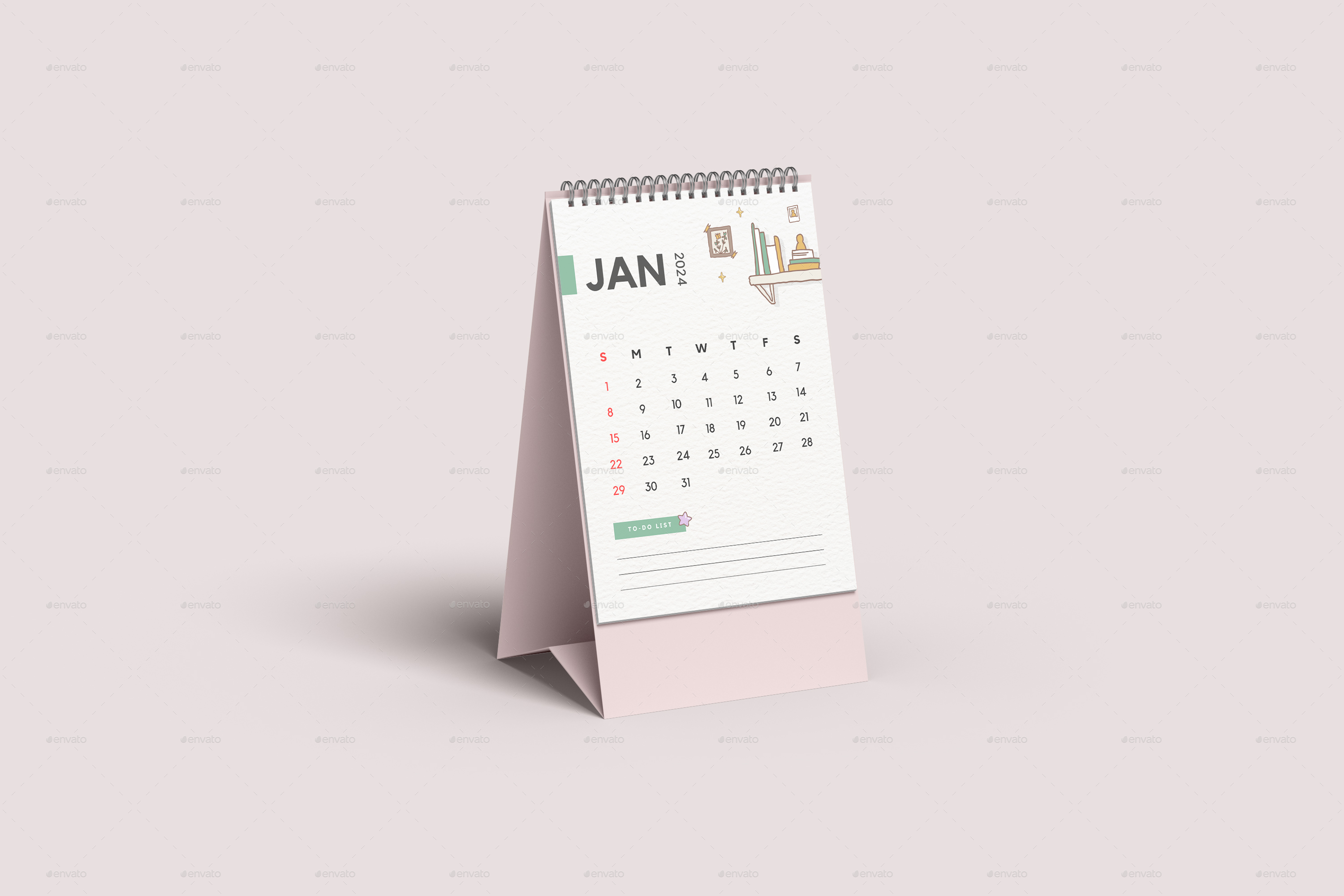 Calendar Mockup, Graphics | GraphicRiver