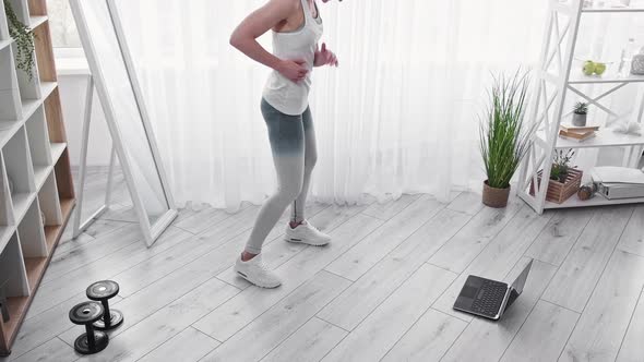 Dance Classes Video Streaming Online Woman Laptop alt