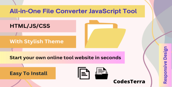 [DOWNLOAD]All-in-One File Converter HTML Template With Script