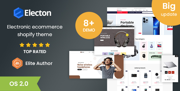 [DOWNLOAD]Electon- The Single Product, Electronics & Gadgets eCommerce Shopify Theme