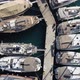 Flying Over Parked Yachts - VideoHive Item for Sale