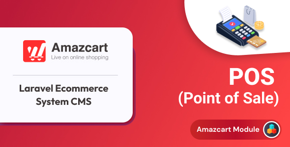 POS add-on | AmazCart Laravel Ecommerce System CMS Multi-Vendor
