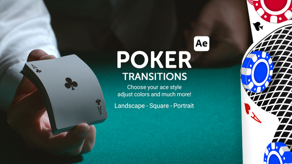 Poker Transitions for After Effects Elements template preview
