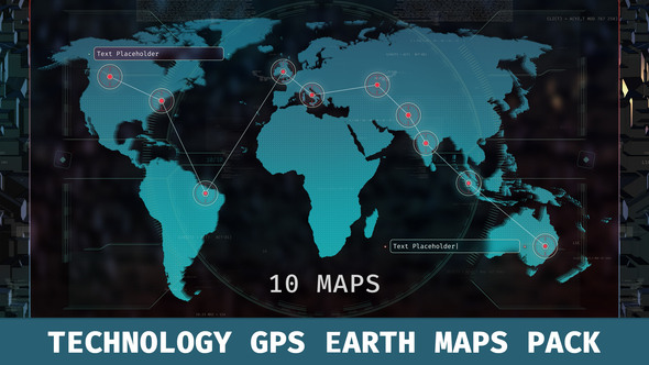 Technology Gps Earth Maps Pack After Effects Project Files Videohive