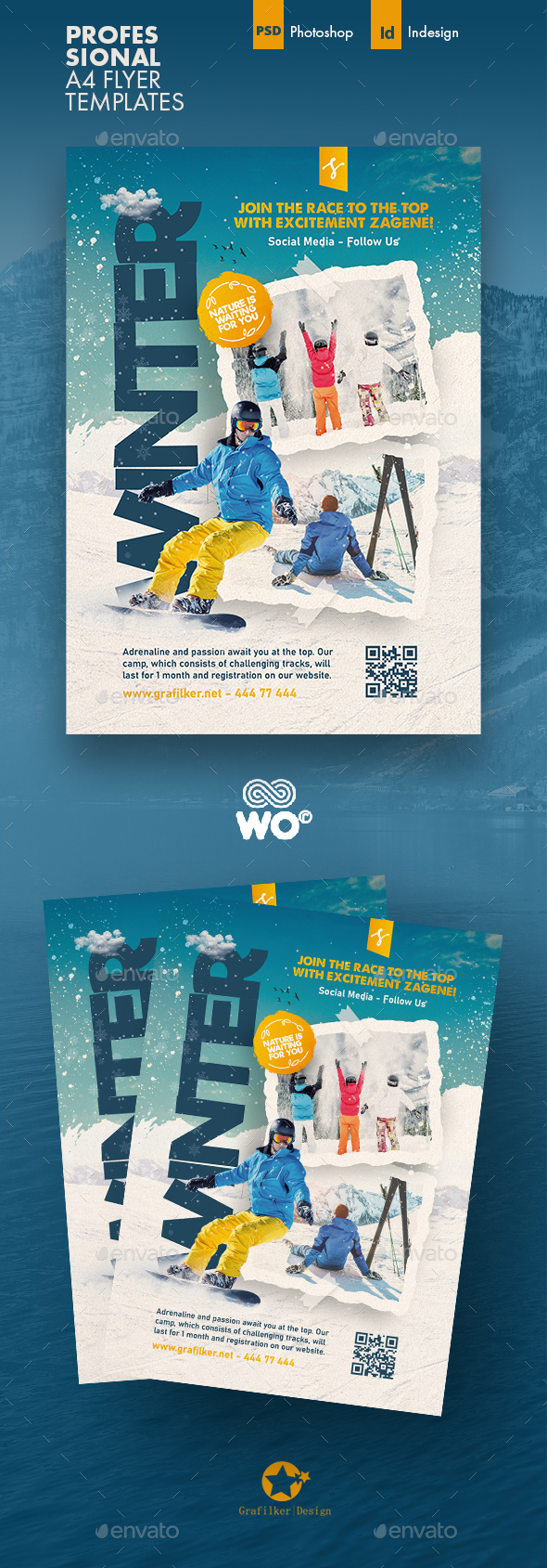 [DOWNLOAD]Winter Travel Flyer Templates