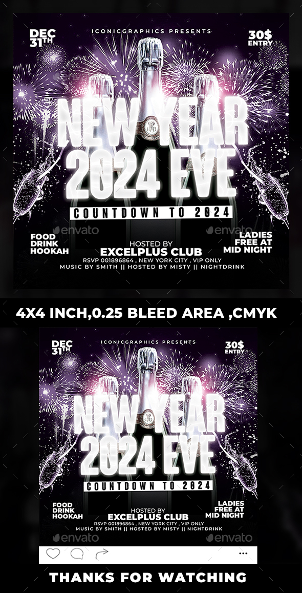 [DOWNLOAD]New year party flyer