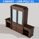 Cabinet - low poly model
