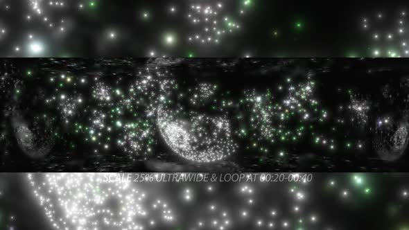 Vj Wall Sparkling Glow Particles Club Widescreen Background