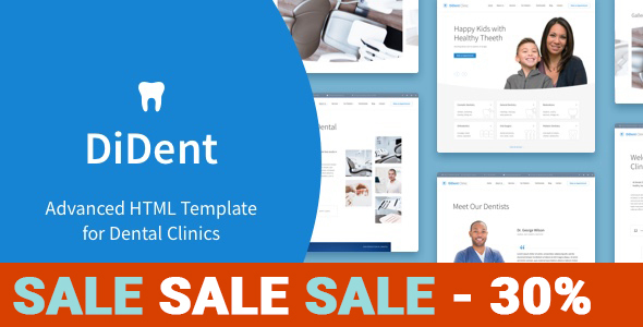 DiDent - Dental Clinic HTML Template