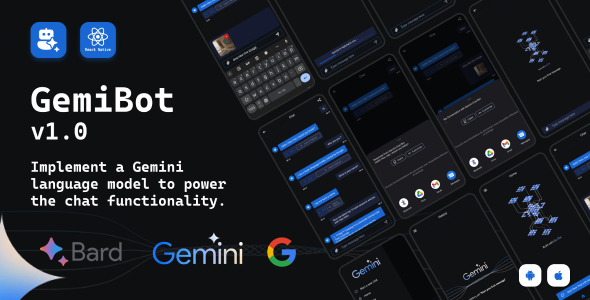 GemiBot v1.0 - Chat with Gemini AI from Google