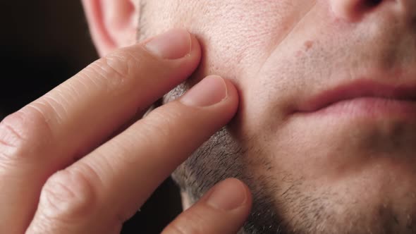 Part of a Man's Face alt