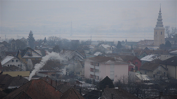 Winter Over The Town 