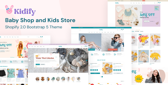Kidify – Baby Shop and Kids Store Shopify 2.0 Theme – RTL Support