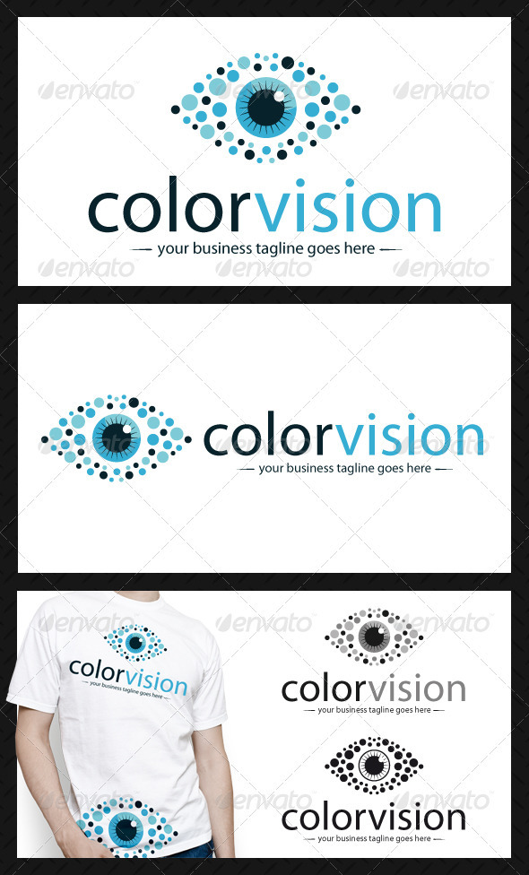 Color Vision Logo Template - Humans Logo Templates