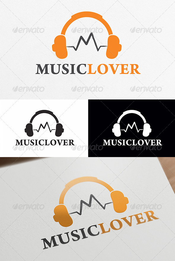 Music Lover Logo Template - Objects Logo Templates