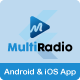 Multi Radio - Android and iOS Multiple Radio Channel App with AdMob