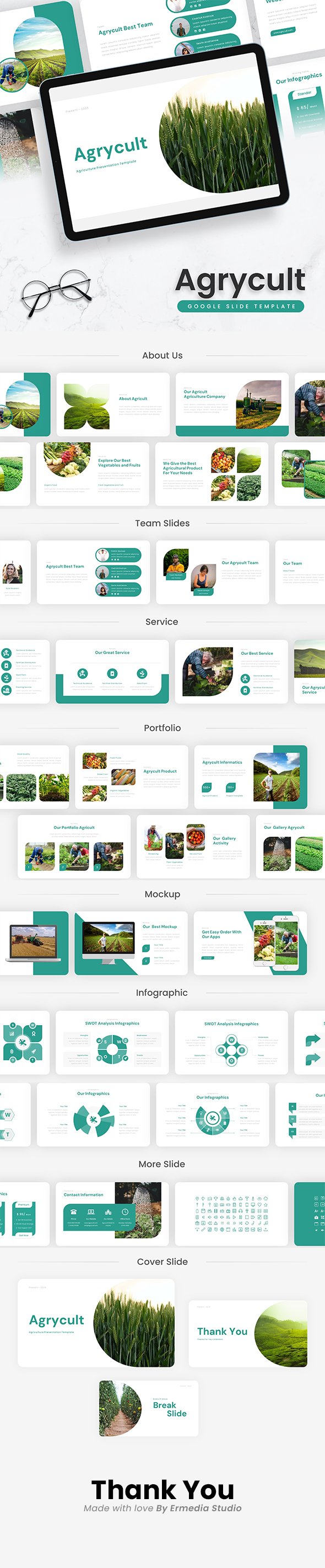 Agrycult – Agriculture Google Slides Template