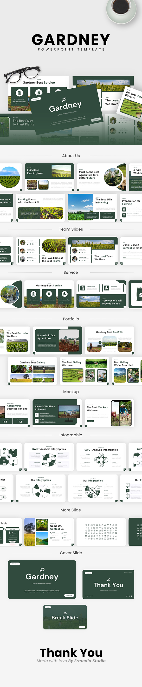 Gardney – Agriculture PowerPoint Template