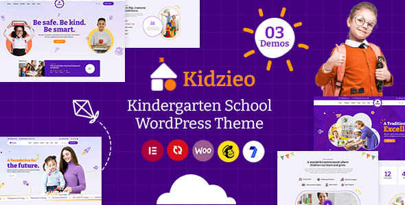 Kidzieo - Kindergarten School WordPress Theme