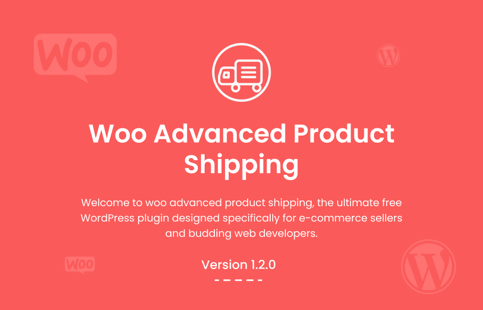 Woo Advanced Product Shipping