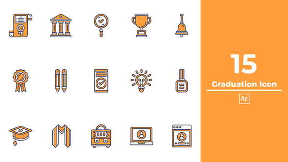 Graduation Icon After Effects