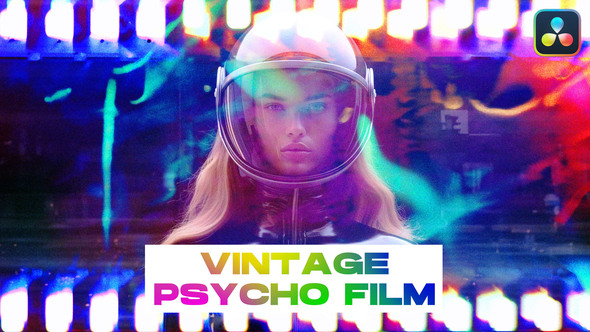 Vintage Psycho Film Transitions | DaVinci Resolve