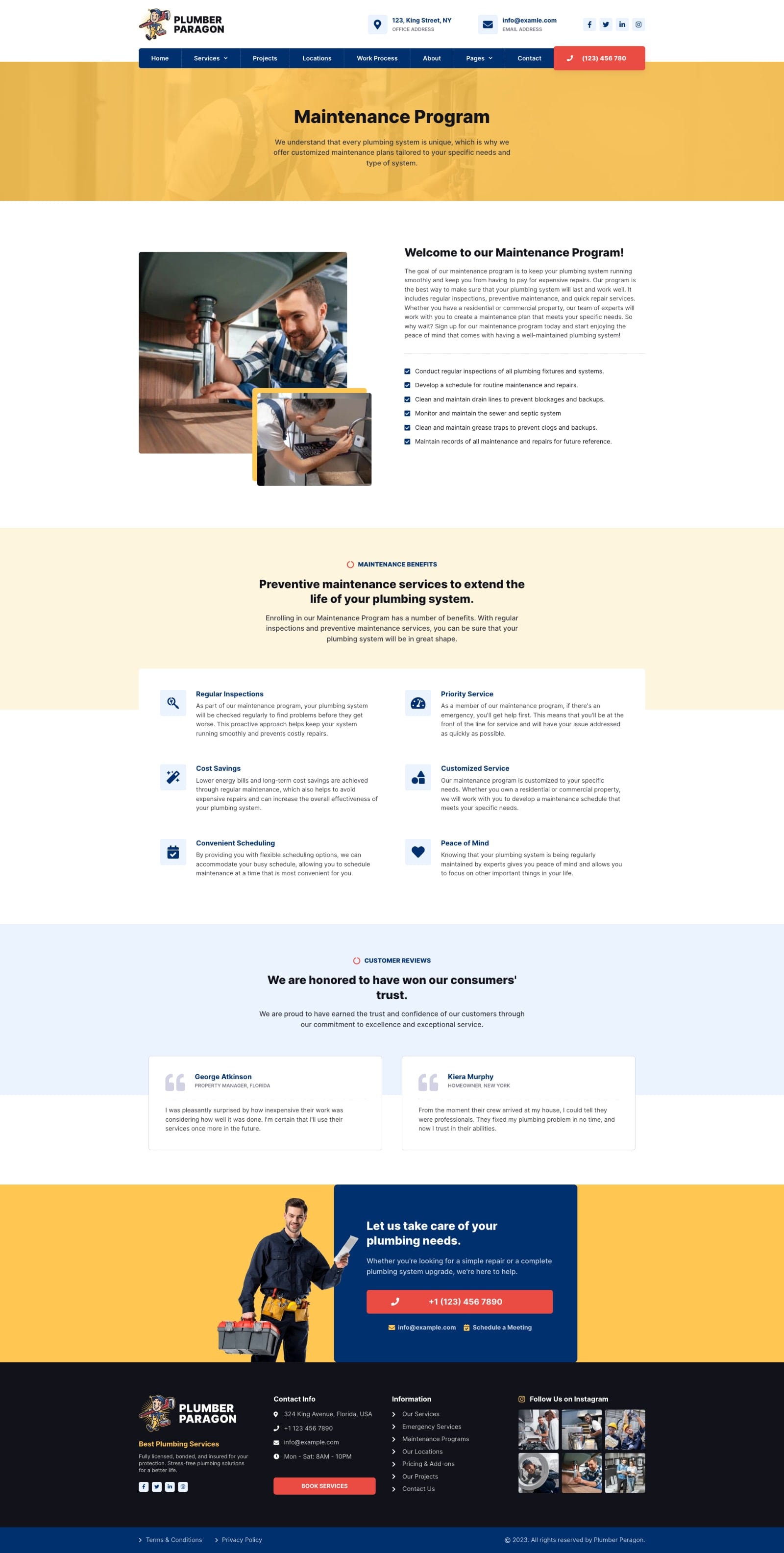 Plumber Paragon - Plumbing Services Elementor Pro Template Kit by oxaart