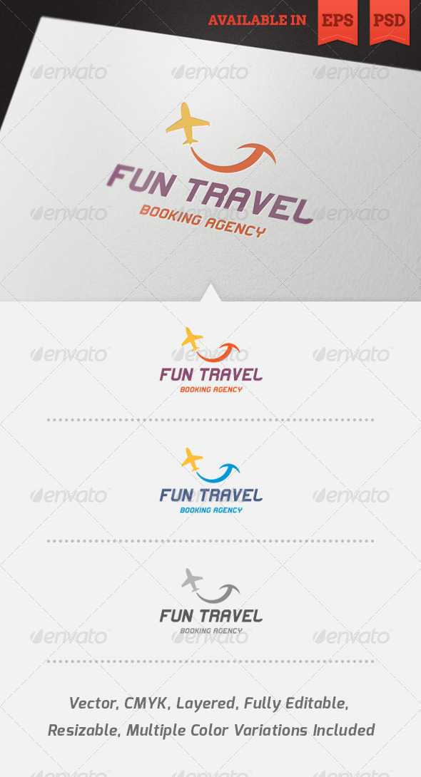 Fun Travel Logo Template - Objects Logo Templates