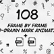 108 Frame By Frame Animated Marks Pack
