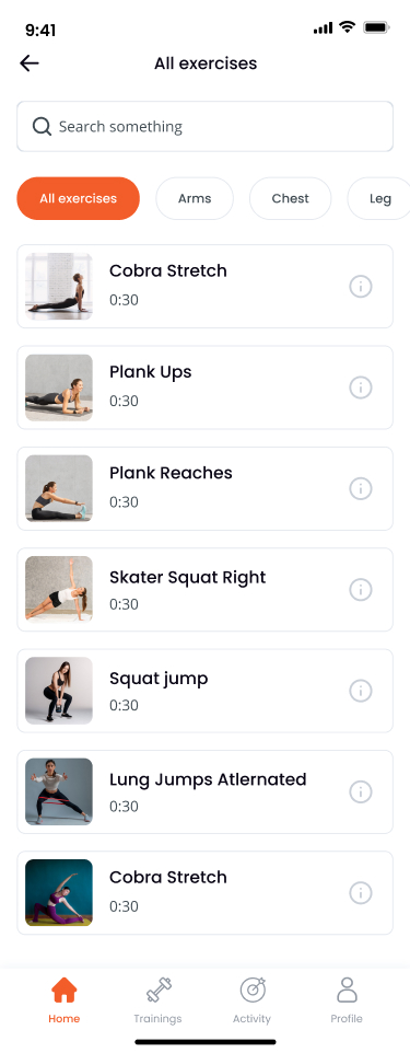 BeFit - Fitness React Native Expo App Ui Kit by lalastudio12 | CodeCanyon