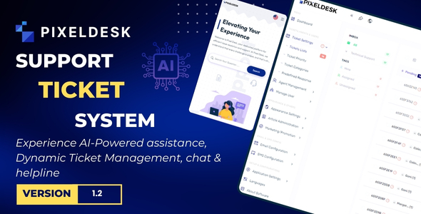 PixelDesk  Support Ticket System With OpenAI