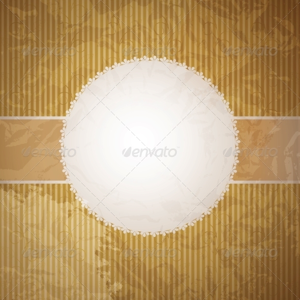 Vector greeting golden card or cover. Space for yo - Backgrounds Decorative