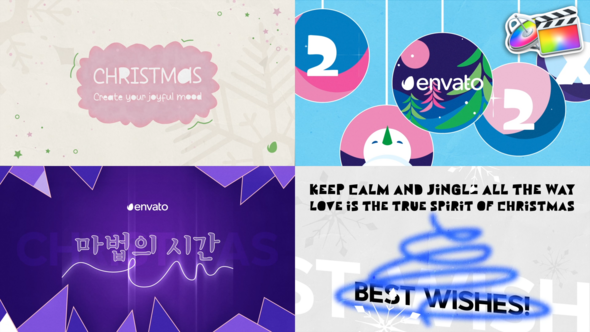 Christmas Typography for FCPX