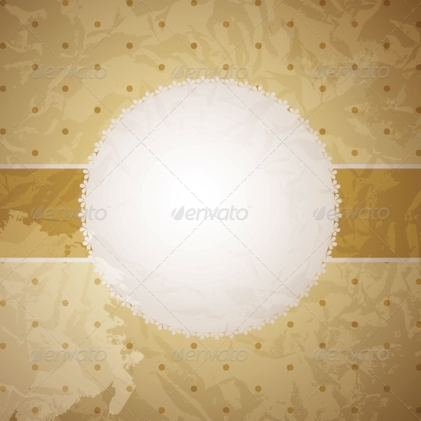 Vector greeting golden card or cover. Space for yo - Backgrounds Decorative