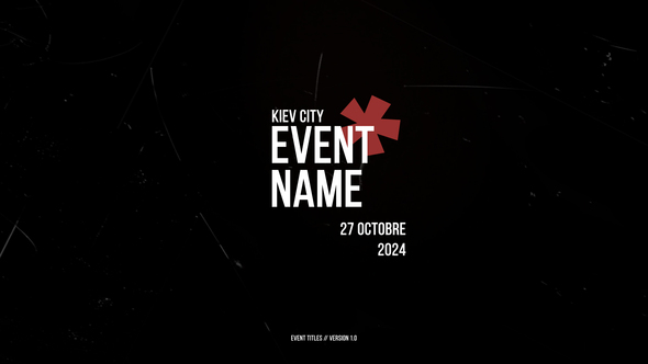 Event Titles | AE