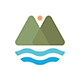 Mountains Nature Logo